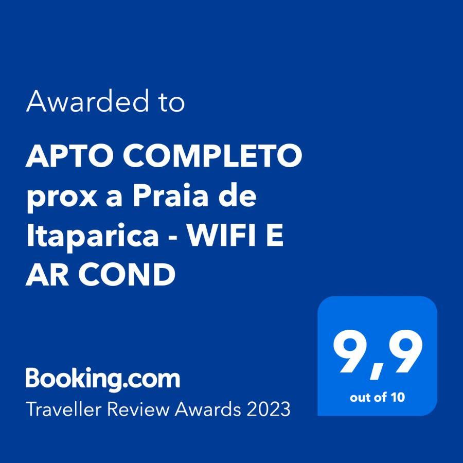 Apto Completo Prox A Praia De Itaparica - Wifi E Ar Cond 빌라베야 외부 사진